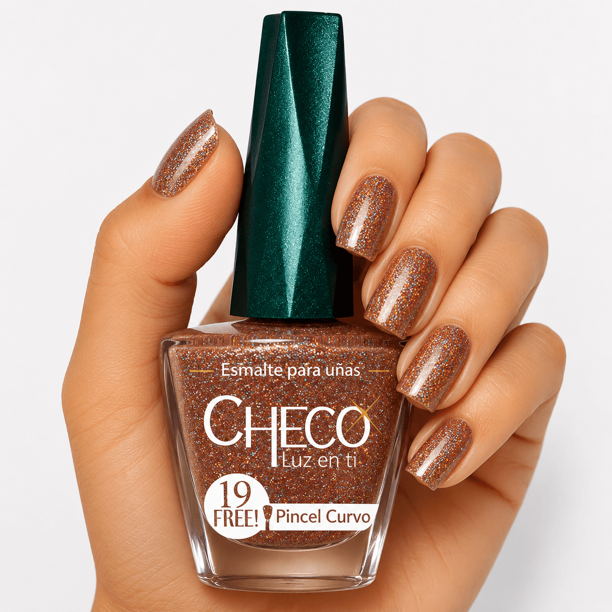 Tono 128 Ámbar - Esmalte Tradicional para Uñas – Color y Brillo Intenso