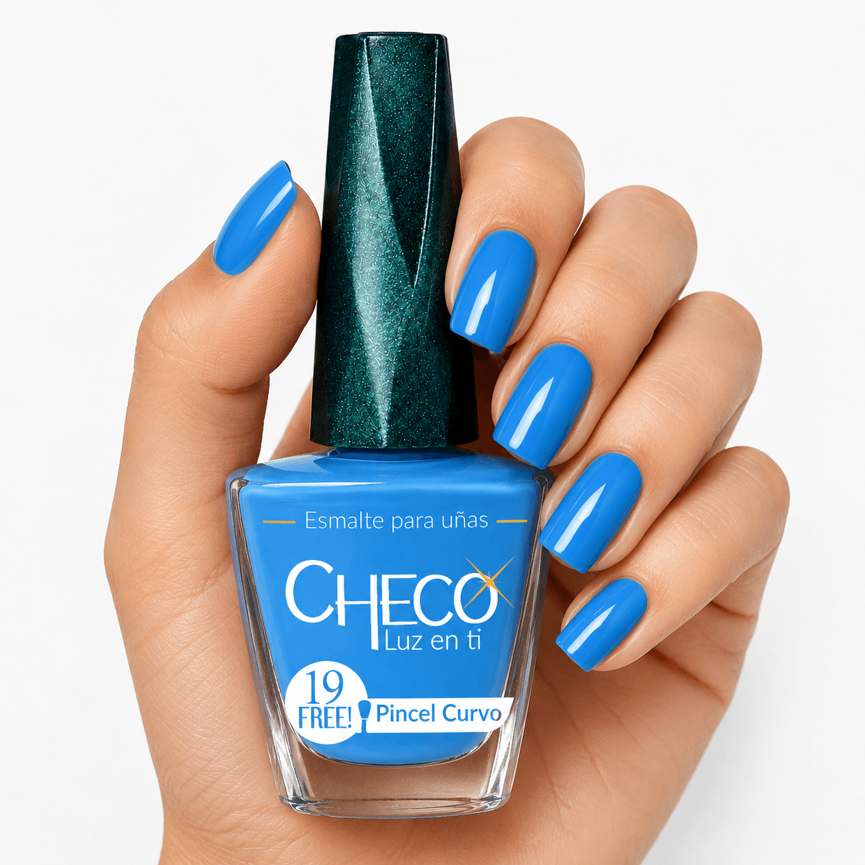 Tono 104 Azulejo - Esmalte Tradicional para Uñas – Color y Brillo Intenso
