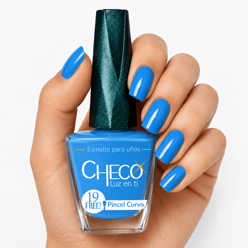 Tono 104 Azulejo - Esmalte Tradicional para Uñas – Color y Brillo Intenso