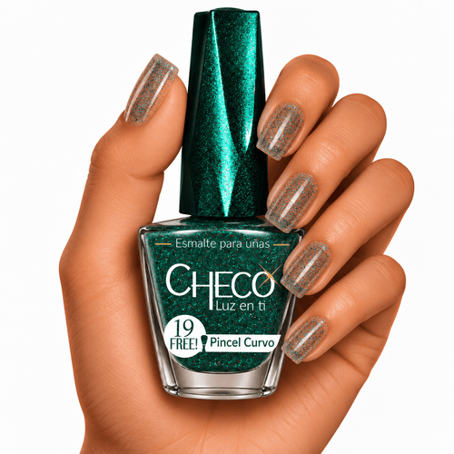 Tono 155 Apeiba- Esmalte Tradicional para Uñas – Efecto Glitter y Brillo Intenso