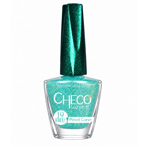 Tono 157 Cielo- Esmalte Tradicional para Uñas – Efecto Glitter y Brillo Intenso