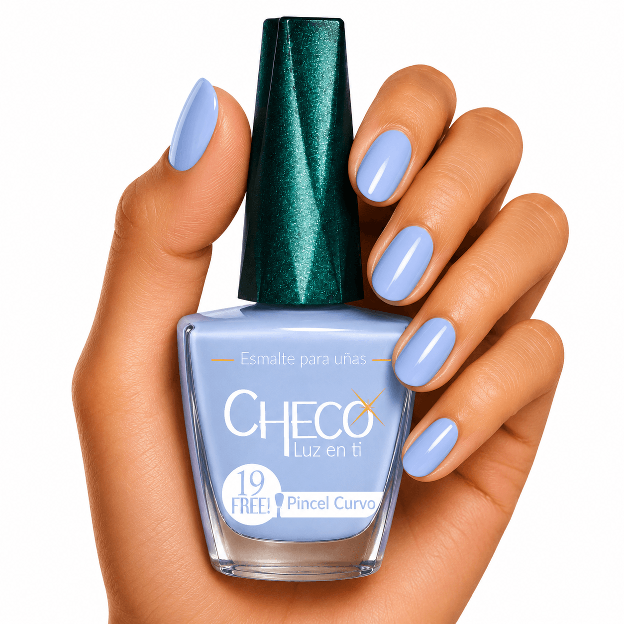 Tono 15 Celeste - Esmalte Tradicional para Uñas – Color y Brillo Intenso