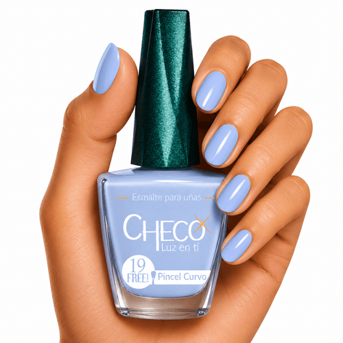 Tono 15 Celeste - Esmalte Tradicional para Uñas – Color y Brillo Intenso