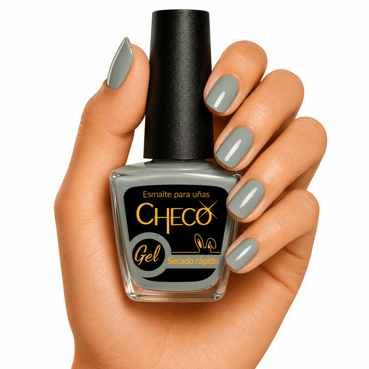 Tono 232 Olivo - Esmalte Efecto Gel para Uñas – Brillo Intenso y Larga Duración sin Lámpara UV