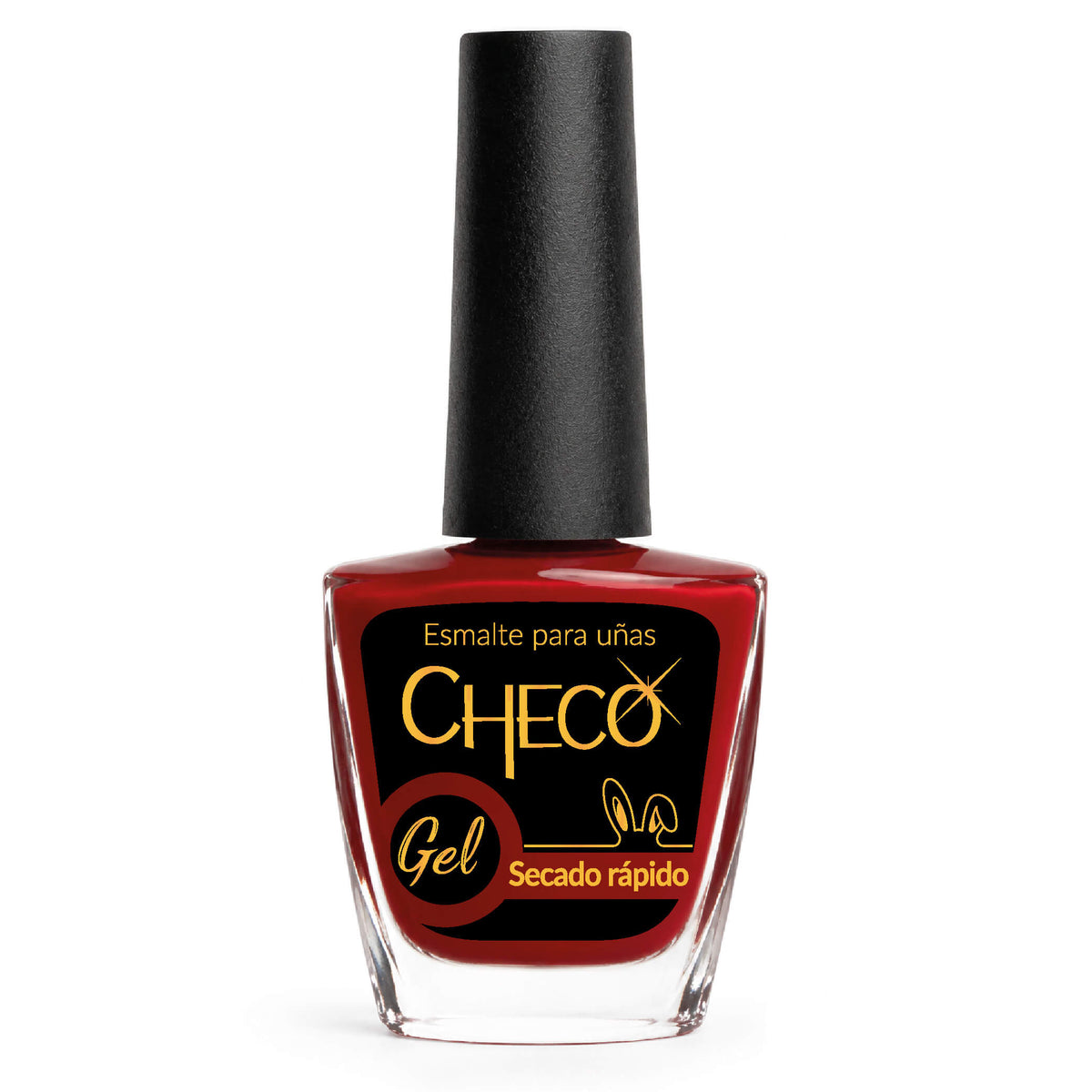 Tono 235 Rojo Carmesí - Esmalte Efecto Gel para Uñas – Brillo Intenso y Larga Duración sin Lámpara UV