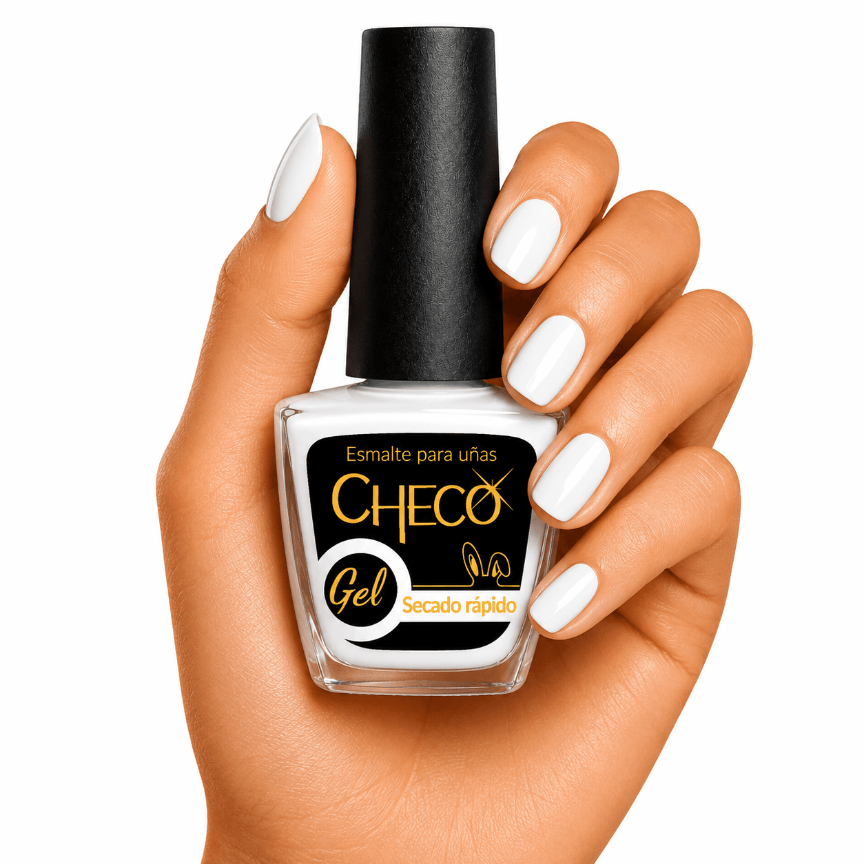 Tono 236 Nieve- Esmalte Efecto Gel para Uñas – Brillo Intenso y Larga Duración sin Lámpara UV