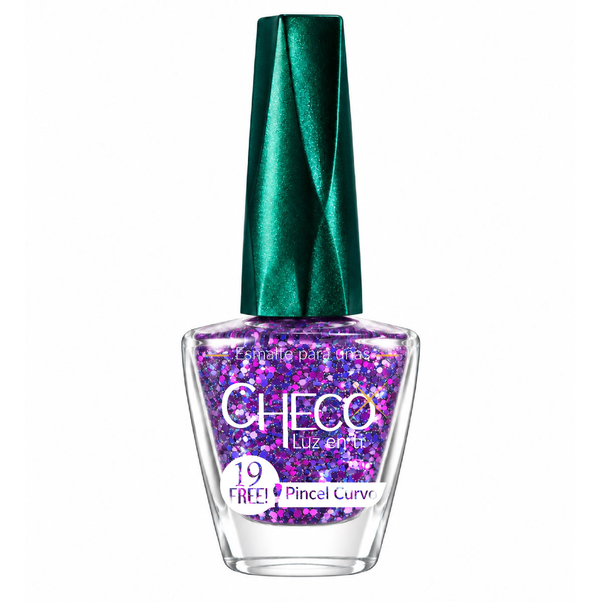 Tono 301 Chévere - Esmalte Tradicional para Uñas – Efecto Glitter y Brillo Intenso