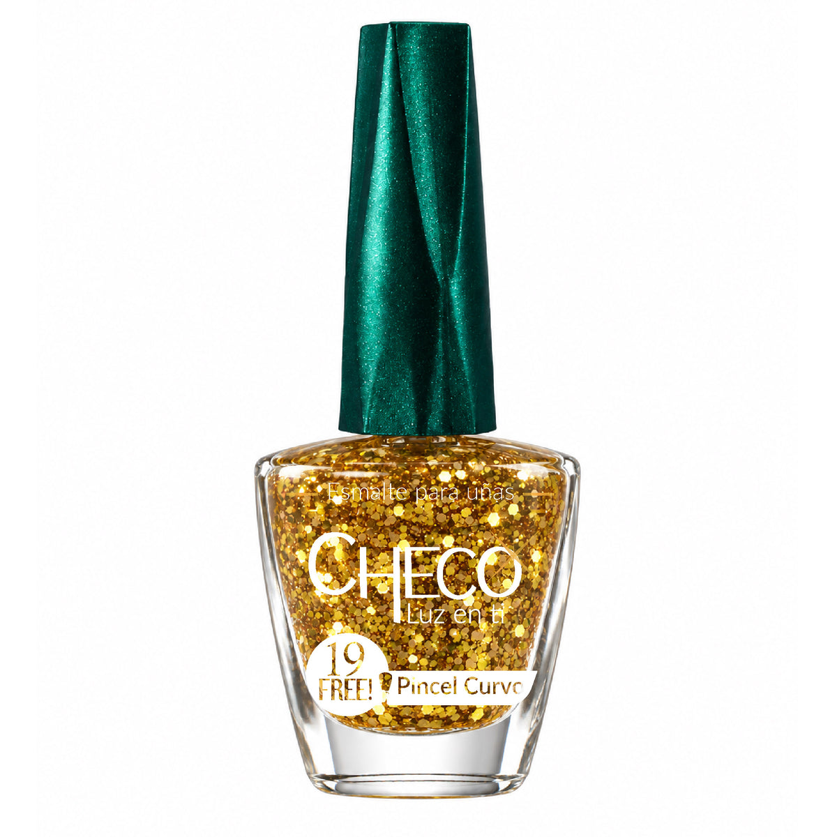 Tono 302 Luz- Esmalte Tradicional para Uñas – Efecto Glitter y Brillo Intenso
